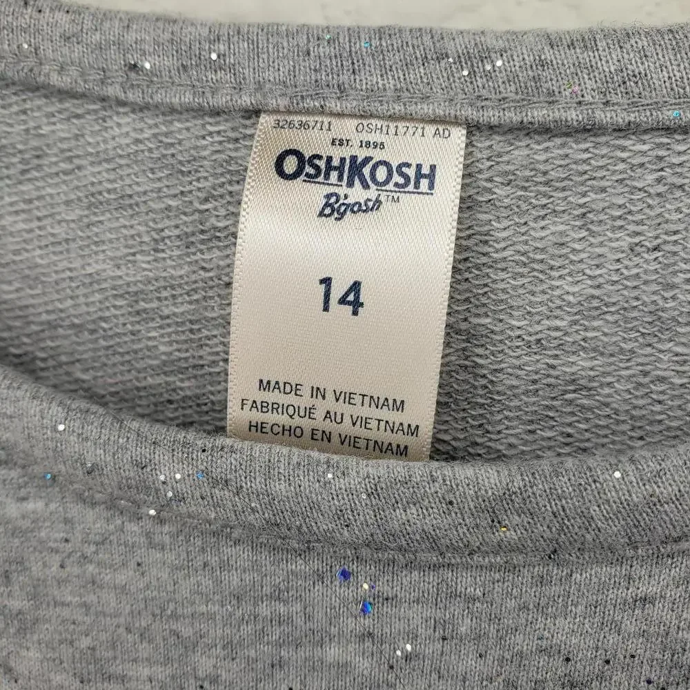 Osh Kosh B'gosh Kids Sz 14 Glitter Drop Waist Tutu Dress (1703) - Picture 6 of 7